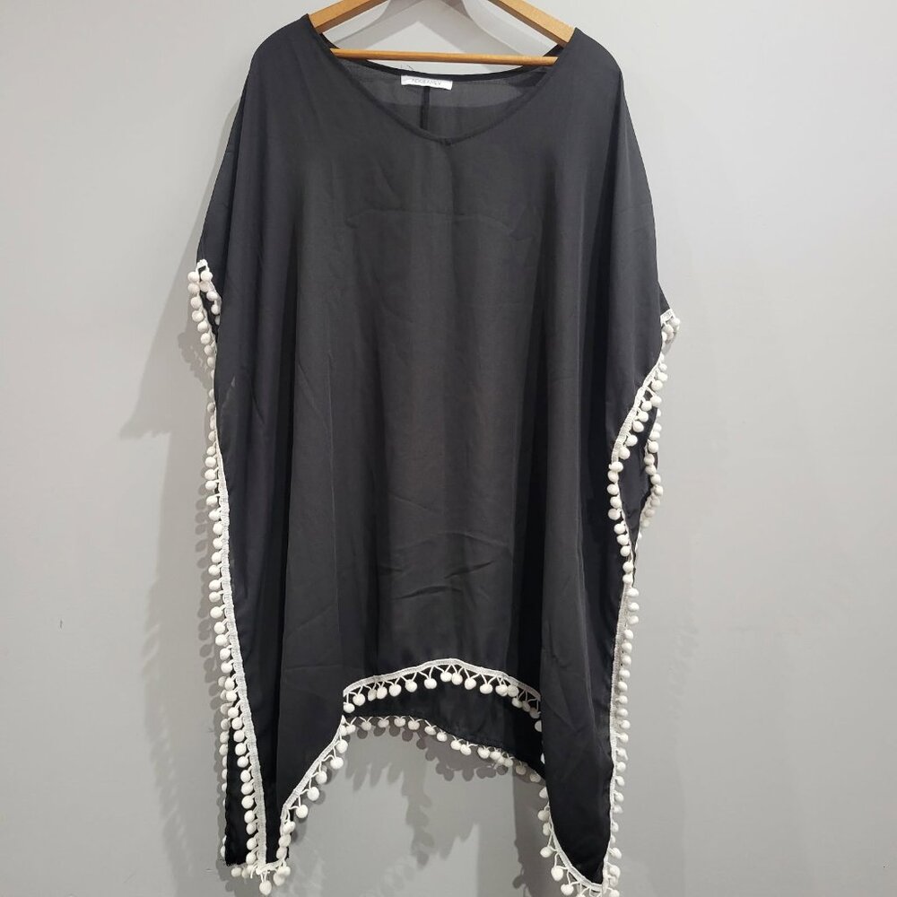Adreamly Beach Cover Up Sheer Elegant OS